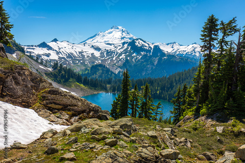 North Cascades, Mount Baker area, Chain Lakes trail