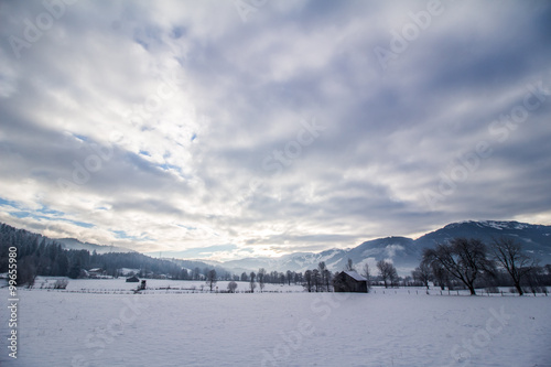 Winterlandschaft, Weitwinkel © Patrick Daxenbichler