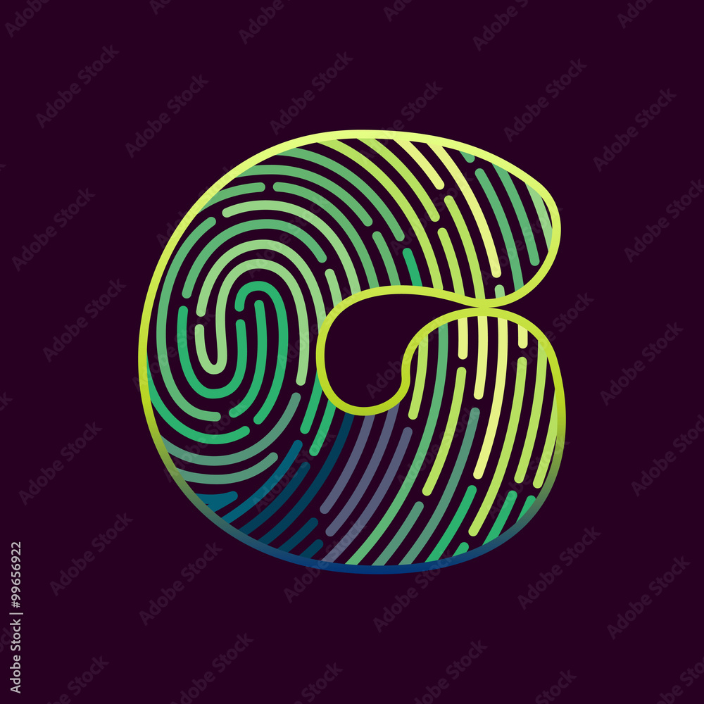 G letter line logo. G letter line logo.