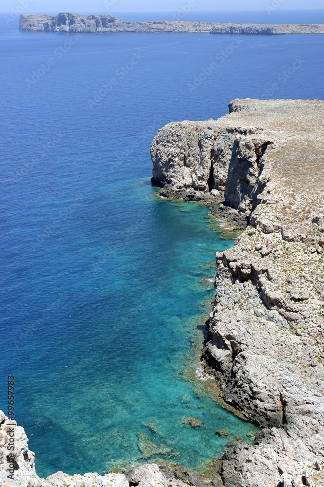 остров Грамвуса и бухту Балос