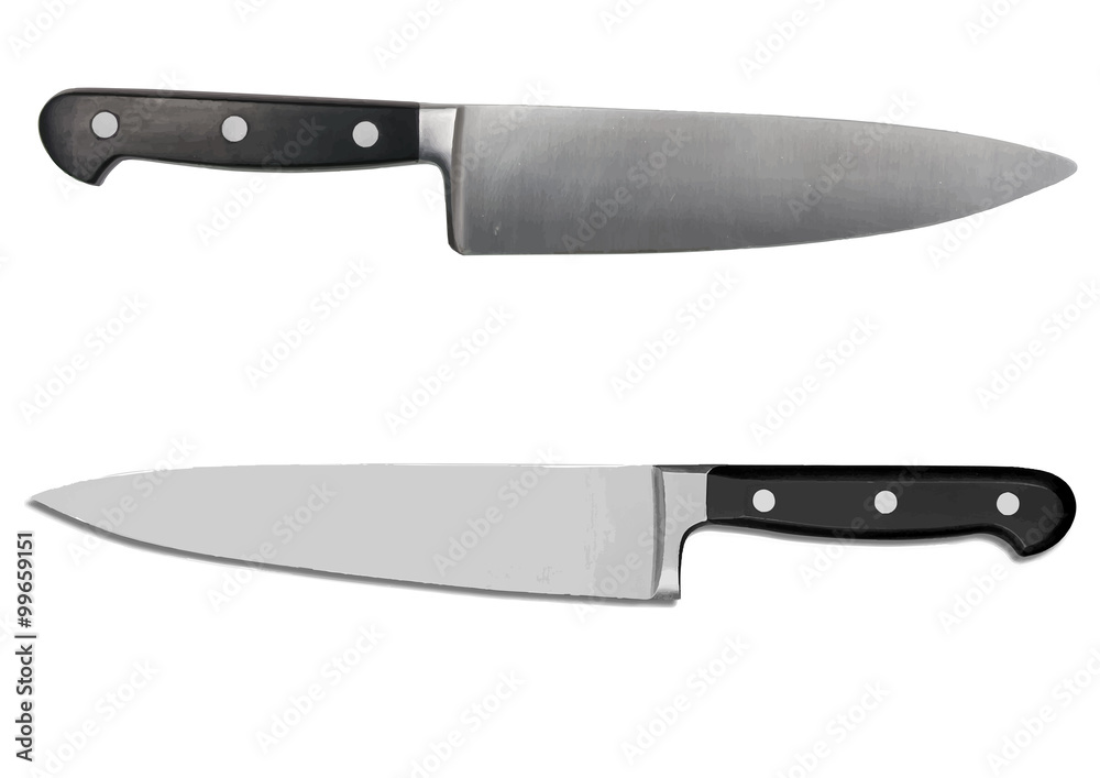 Knife on a white background.Vector Knife on a white background.Vector