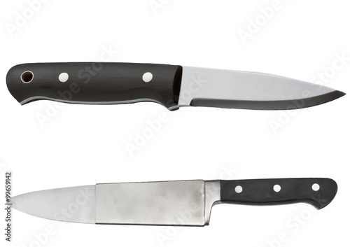 Knife on a white background.Vector