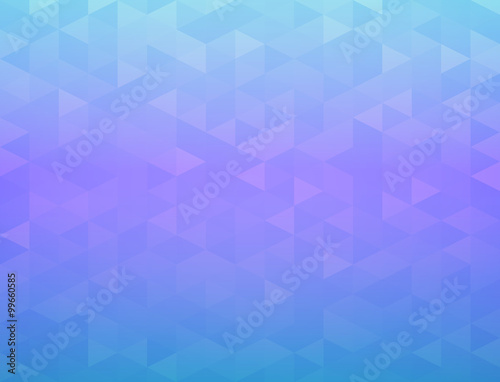 Abstract mosaic polygon vector eps 10 background Sensual blue purple gradient