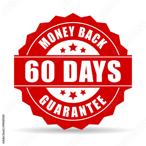 60 days money back guarantee icon