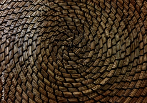 Fototapeta Naklejka Na Ścianę i Meble -  Closed up of Texture of Basket Weave Pattern