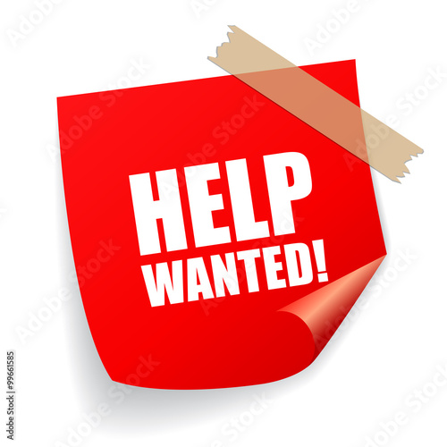 Help wanted sign