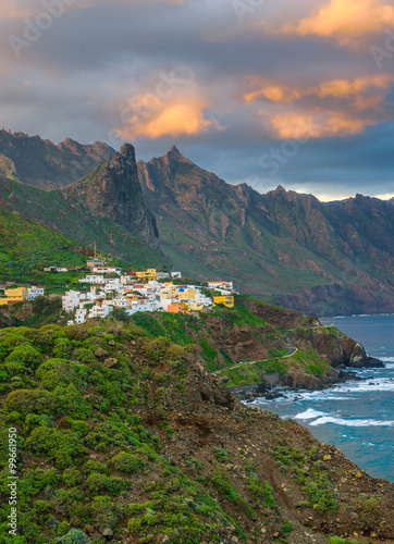 Tablou pe pânză Almaciga Village in Tenerife, Canary Islands, Spain