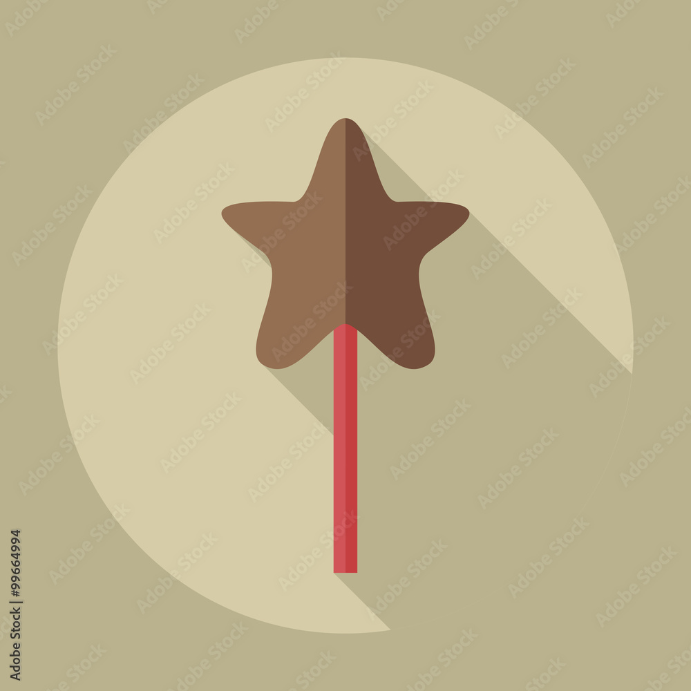 Flat modern design with shadow icons candy Flat modern design with shadow icons candy