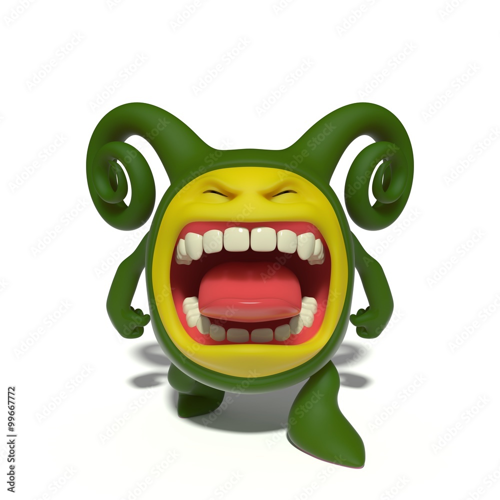 Obraz premium Screaming monster