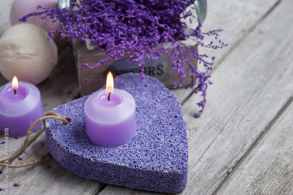 SPA Pumice and Bath Bombs closeup SPA Pumice and Bath Bombs closeup