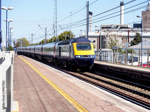Local train in UK