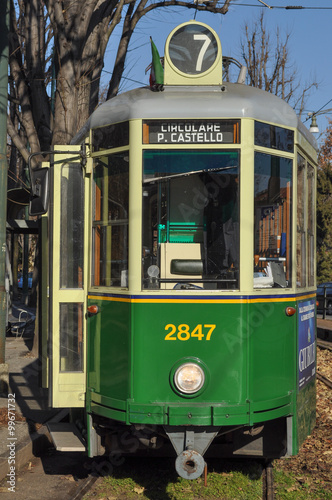 Old tram in Turin