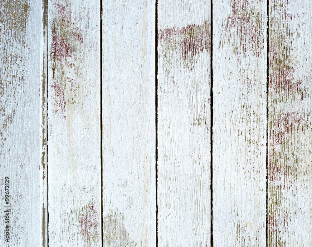Fototapeta premium Old wood painted planks for background