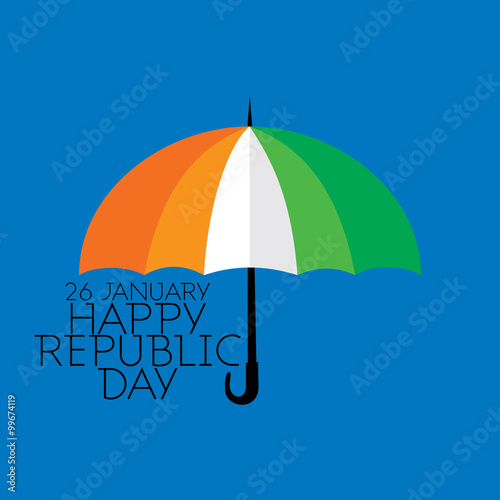 creative republic day concept vector 