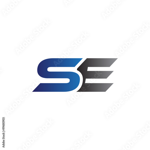 Simple Modern letters Initial Logo se