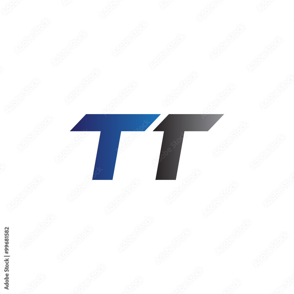 Simple Modern letters Initial Logo tt Simple Modern letters Initial Logo tt