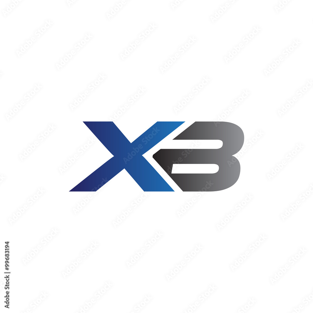 Simple Modern letters Initial Logo xb Simple Modern letters Initial Logo xb