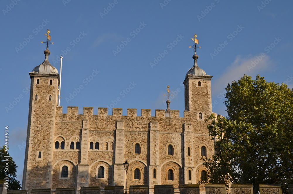 The Tower of London in City of London, UK.
