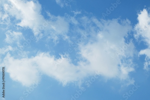 Blue-sky and white cloud