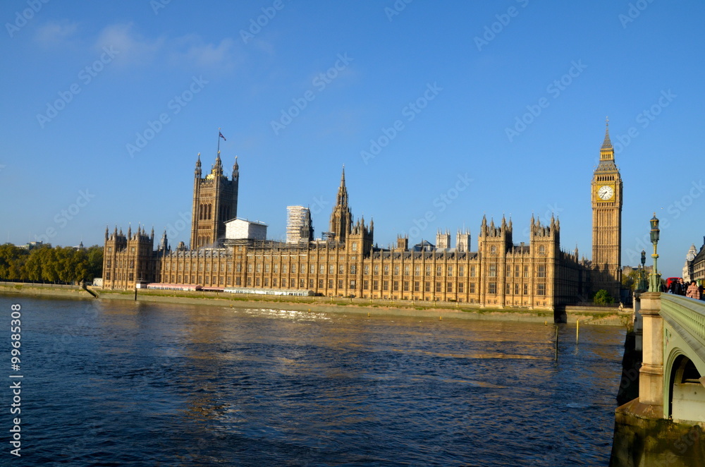 Palace of Westminster, Houses of Parliament, London, UK