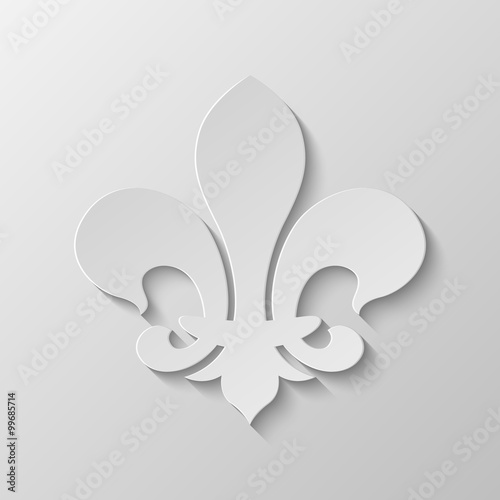 Paper Fleur de lis