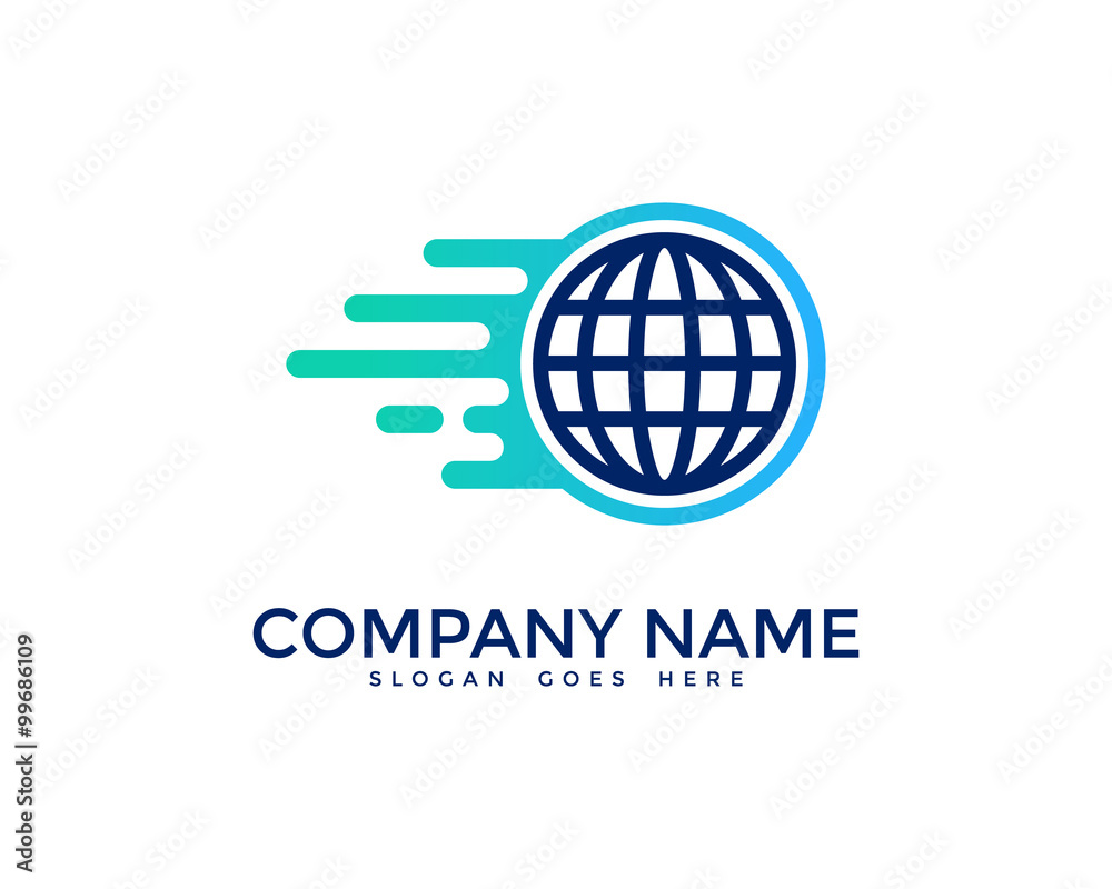 Fast Browsing Logo Design Template