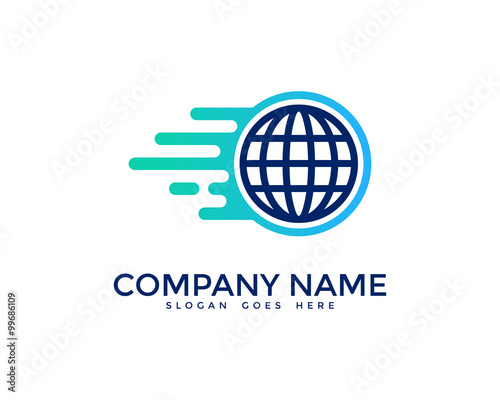 Fast Browsing Logo Design Template