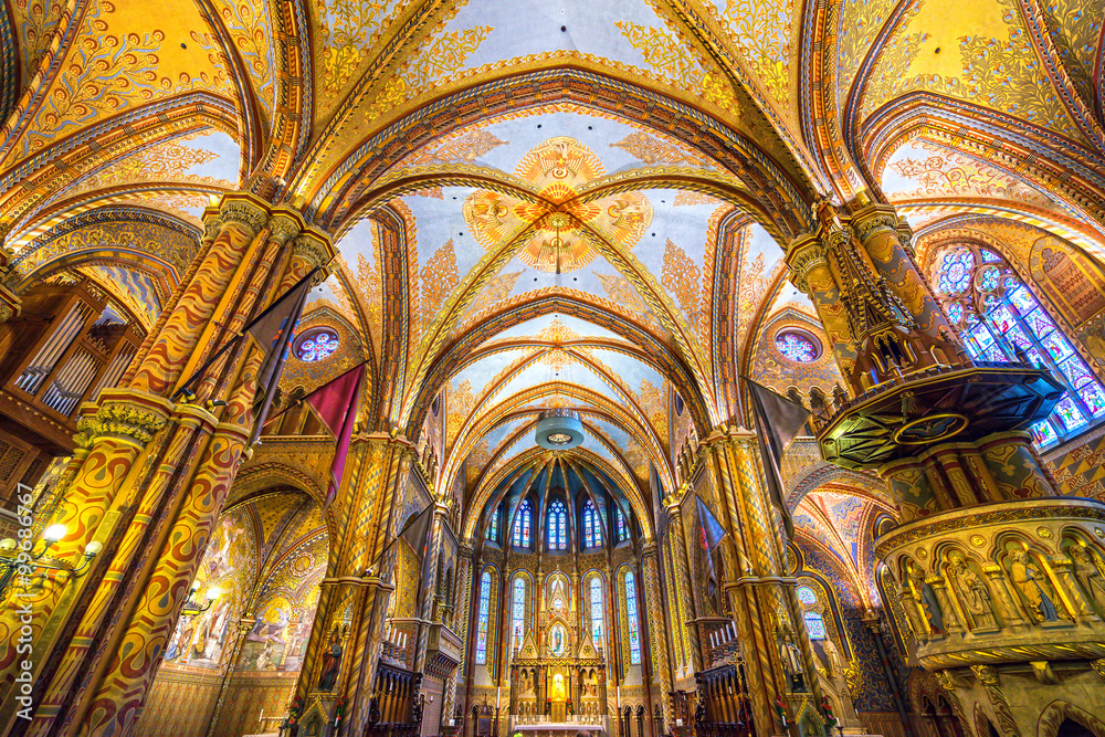 Budapest,  Mathias Cathedral, Hungary