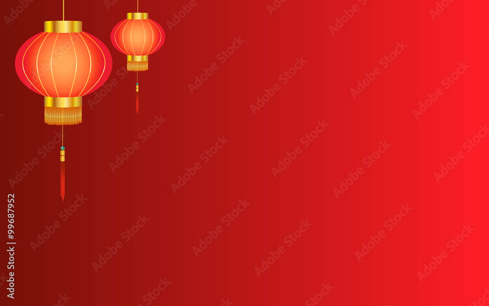 Red chinese lantern background Red chinese lantern background