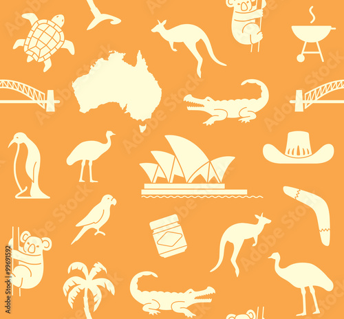 Australian seamless pattern