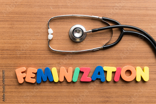 feminization colorful word photo