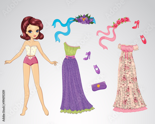 Paper Romantic Fairy Doll