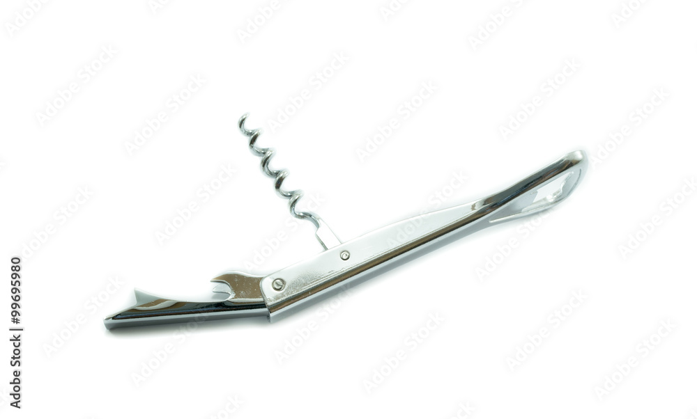 Bottle opener on white background Bottle opener on white background