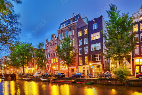 AMSTERDAM, NETHERLANDS-SEPTEMBER 15, 2015:Beautiful Amsterdam ci