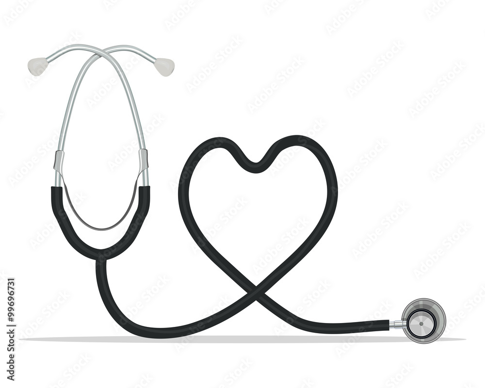 Flat Icon of stethoscope. Isolated on white background. Modern vector illustration for web and mobile. Flat Icon of stethoscope. Isolated on white background. Modern vector illustration for web and mobile.