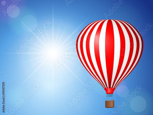 Air balloon sky