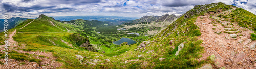 Panorama of the Tatras Mountains in summer © shaiith