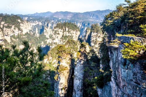 Zhangjiajie natural scenery in China