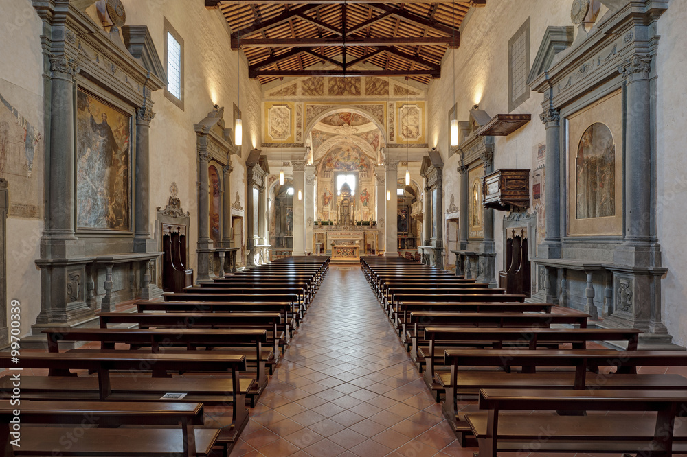 The church of San Francesco, Castelfiorentino