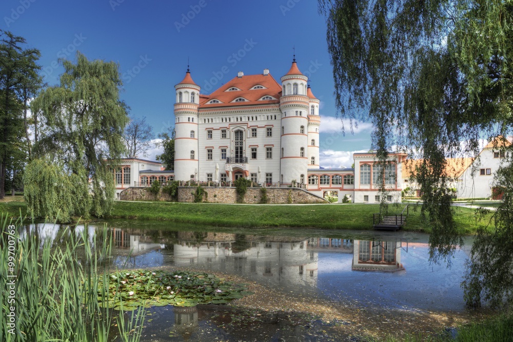 Historic Palace in Wojanow, Poland