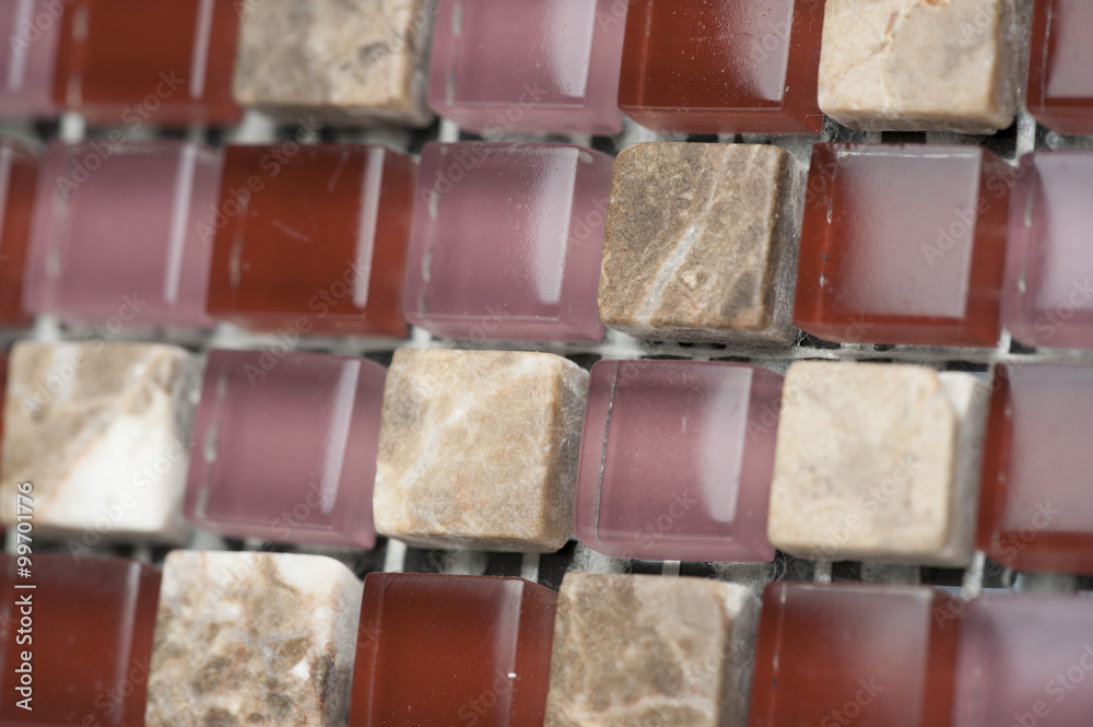 Fototapeta premium Texture tile mosaic