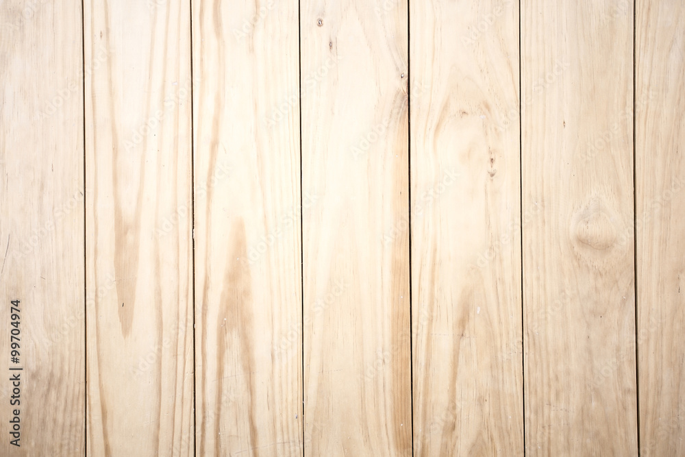 Fototapeta premium Wood plank brown texture background.