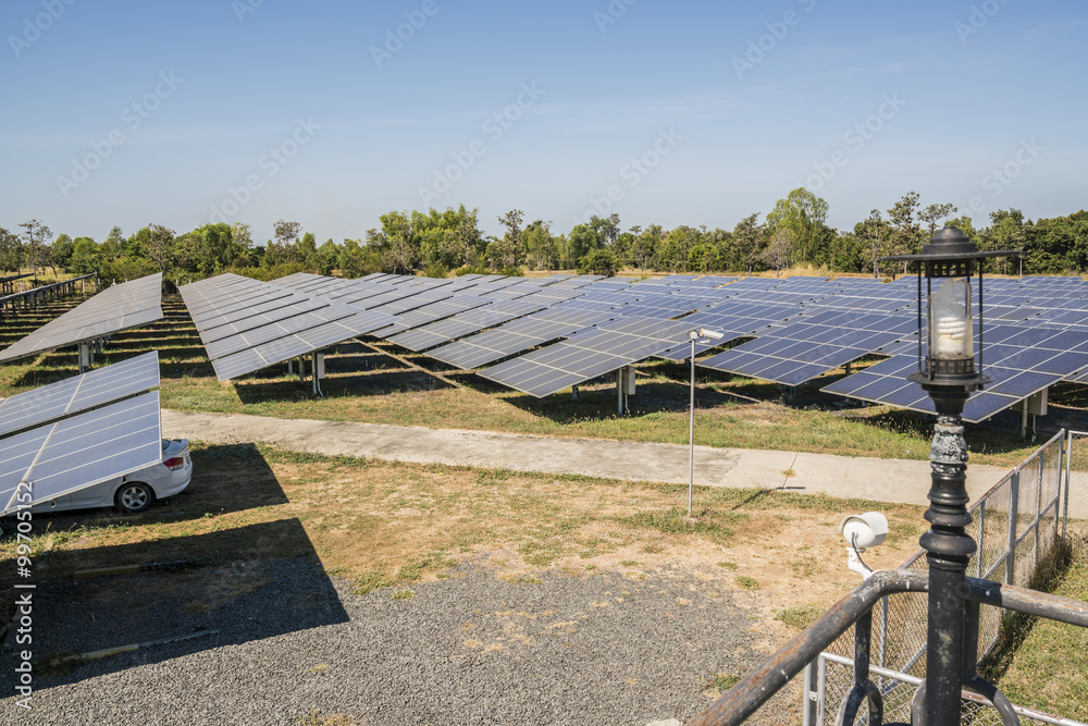 Lamp & power plant using renewable solar energy - Solar energy station Thailand Lamp & power plant using renewable solar energy - Solar energy station Thailand