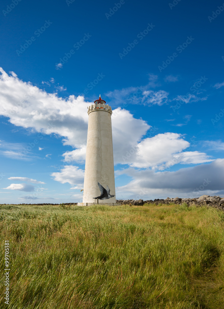 Reykjavik lighthouse.