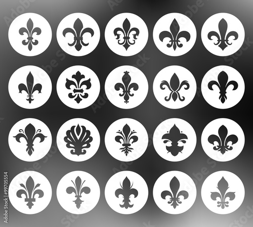 Fleur de lis set
