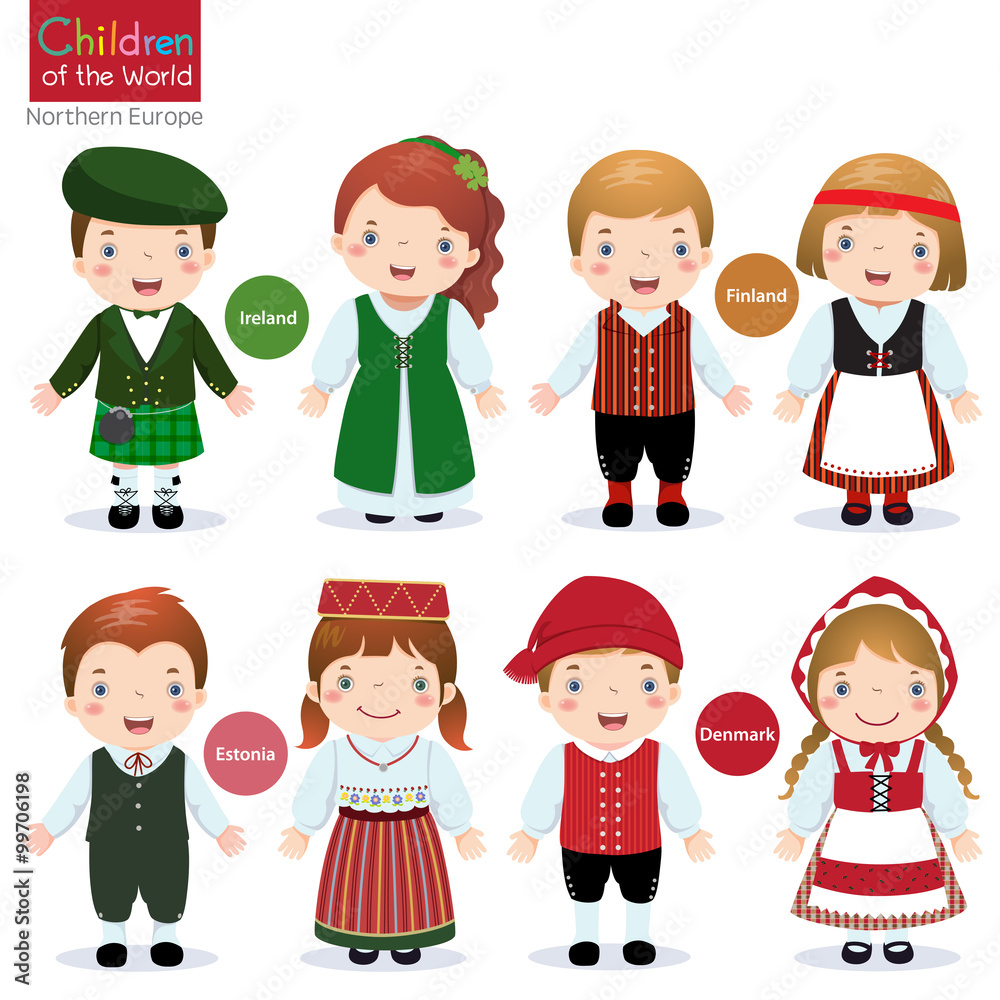 Children of the world (Ireland, Finland, Estonia and Denmark) Children of the world (Ireland, Finland, Estonia and Denmark)