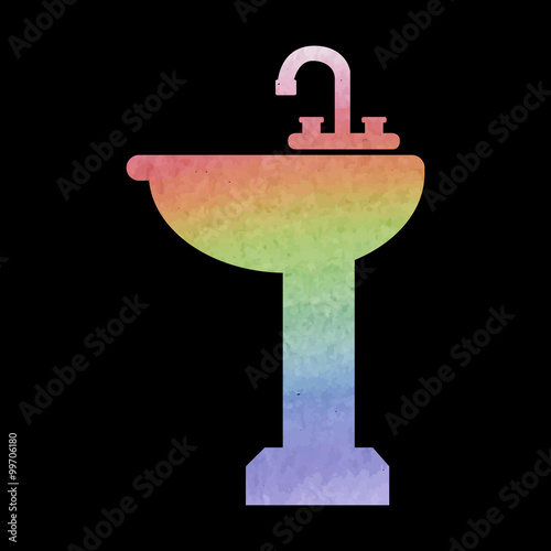 Bathroom sink icon