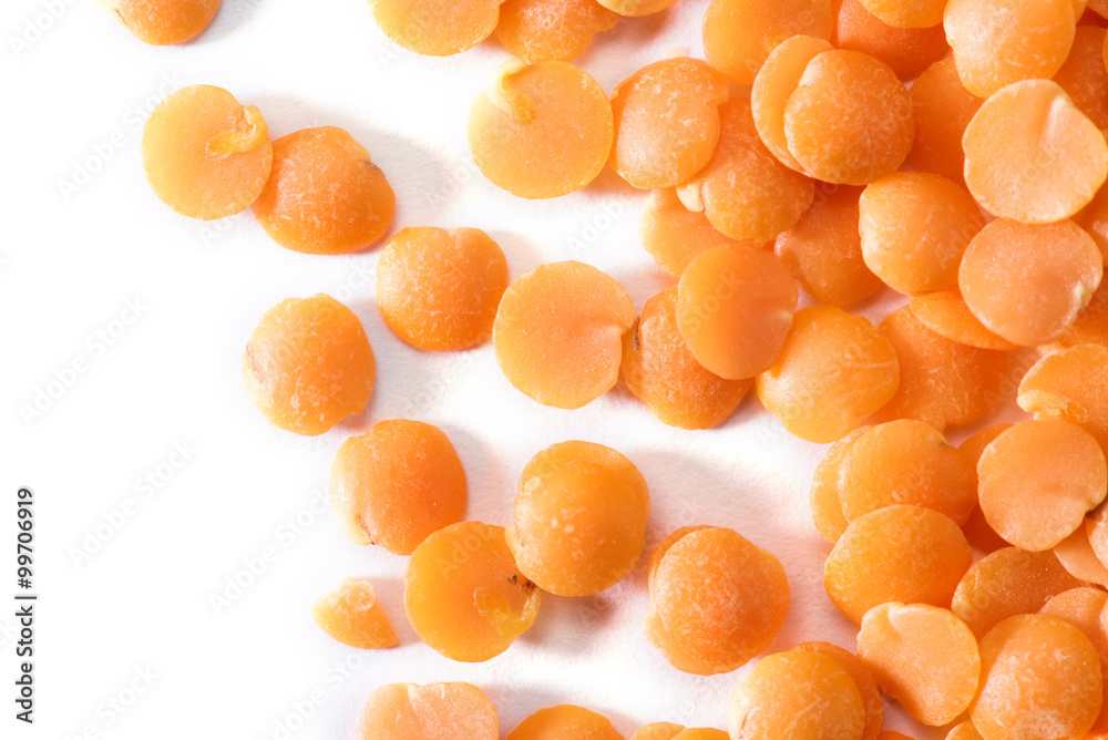 Lentil split seeds Lentil split seeds