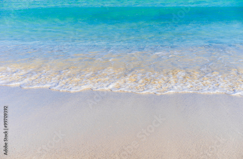 Meer Türkis Wasser Strand Sand Hintergrund © vulcanus