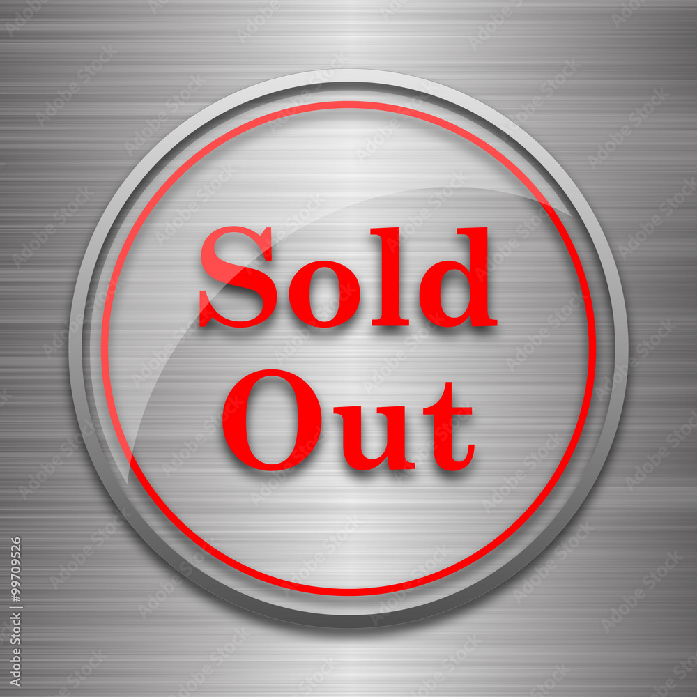 Sold out icon